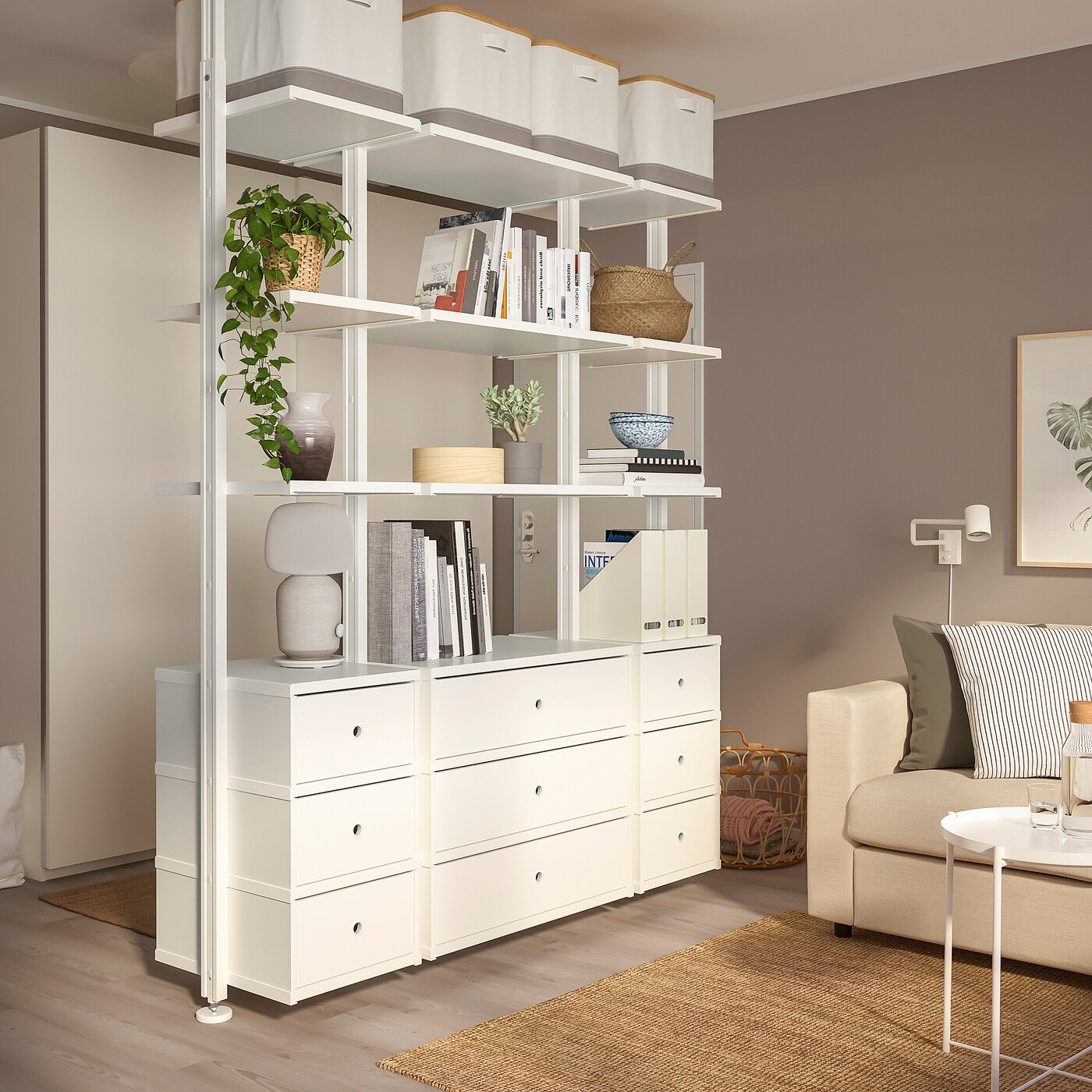 Ramkoers motto satelliet 5x IKEA room divider inspiratie voor in huis - Happy House Number